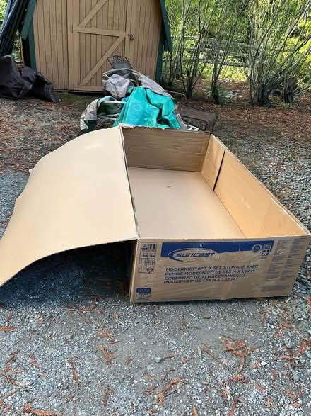 Photo of free Large cardboard box (San Geronimo Valley) #1