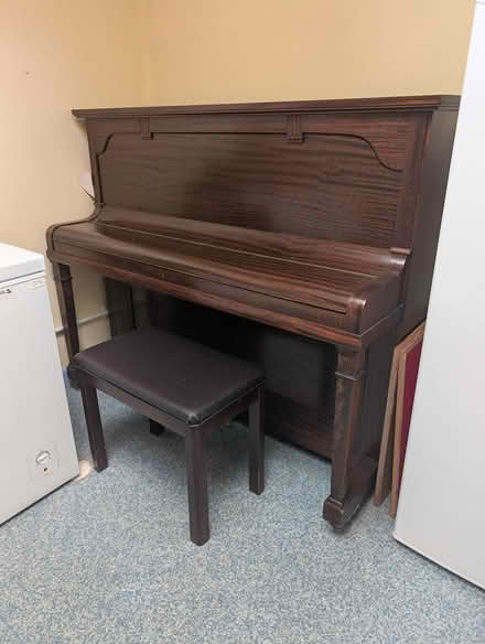 Photo of free Upright piano and stool (Flackwell Heath HP10) #1