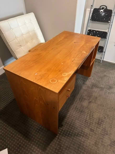 Photo of free Solid wood desk (West Petaluma) #2