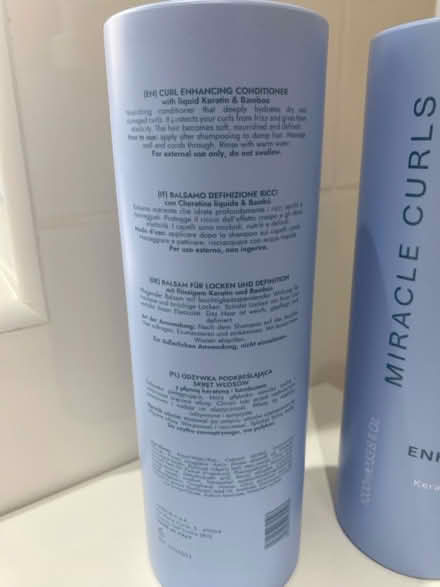 Photo of free Curly shampoo/conditioner 90% Full (Warstock B14) #2
