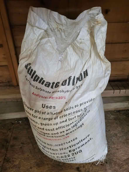 Photo of free Sack of ferrous sulphate (Fairlight TN35) #1