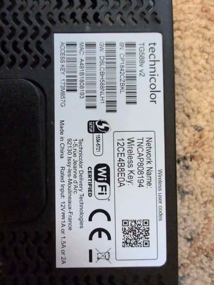 Photo of free WiFi router. (Wistaston CW2) #2