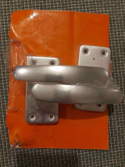 Photo of free Lever handles, silver (Aldrington BN3) #1