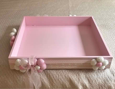 Photo of free Baby shower wooden tray (SW11) #1