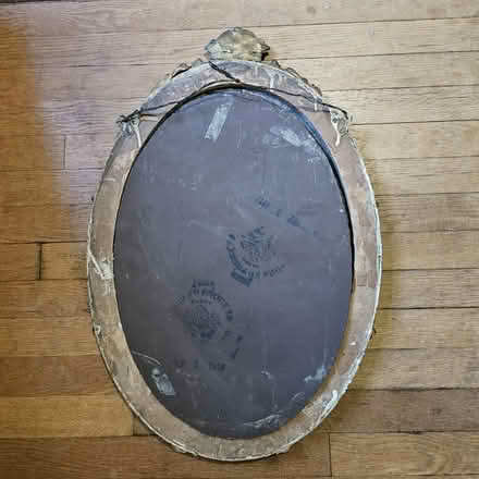 Photo of free Antique Oval Mirror in Frame (1919) (20722 - near Peace Cross) #1