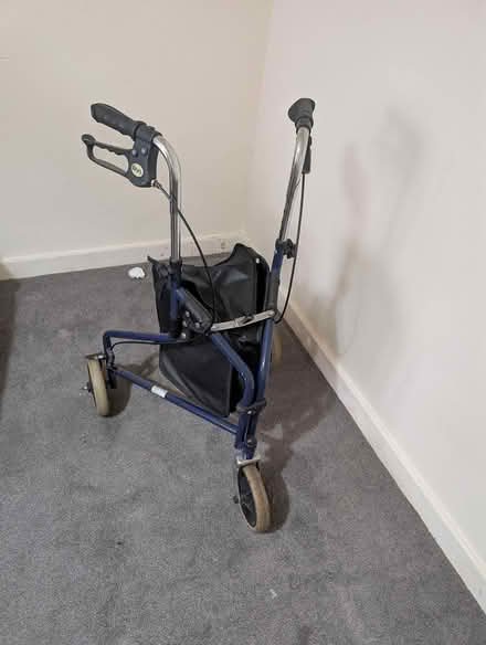 Photo of free 3 wheel walker with bag (Sparkbrook B11) #1