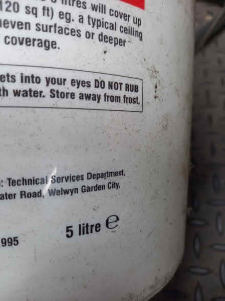 Photo of free Textured Polyseal Paint (Leith Links EH6) #3