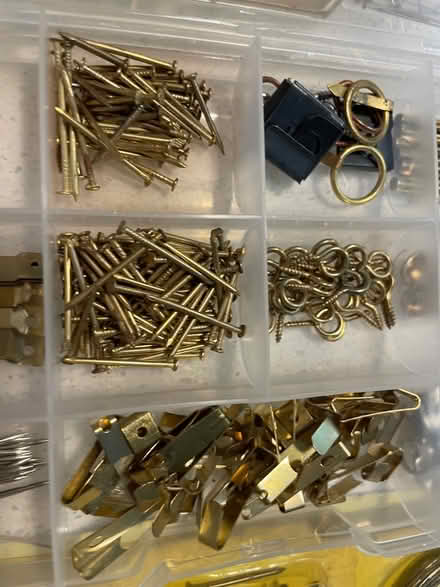 Photo of free Mixed lot - picture hooks, wire, pins etc. (Loughton MK5) #4