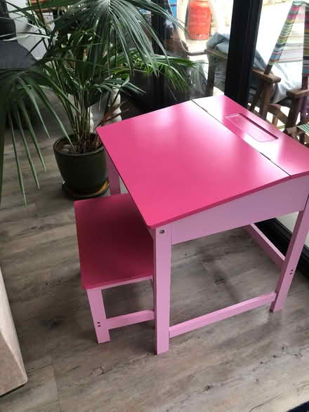 Photo of free Child’s desk and stool (Horspath OX33) #1