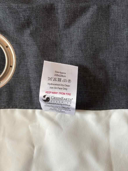 Photo of free Large grey blackout curtains (Levenshulme M19) #2