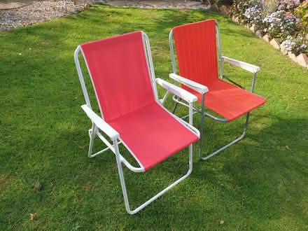 Photo of free Folding canvas chairs (Rectory Farm) #1