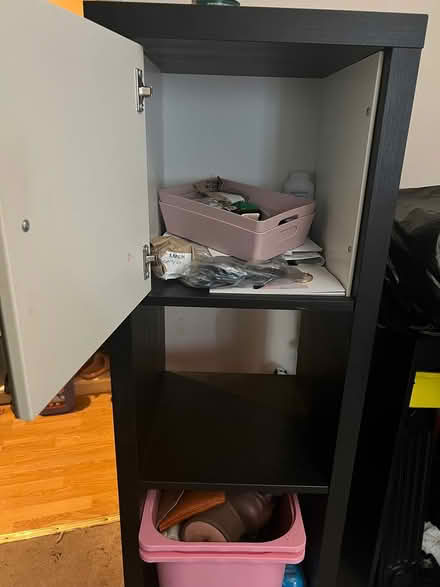 Photo of free IKEA black brown kallax shelf (Se6) #1