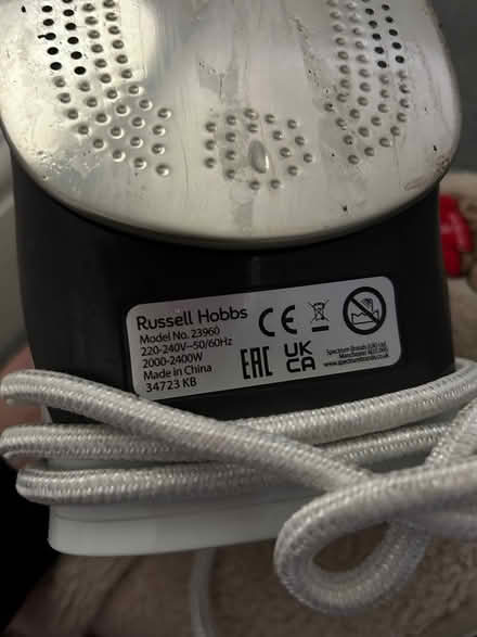 Photo of free Iron, fully working (ware SG12) #2