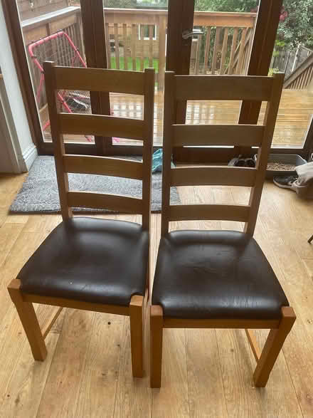 Photo of free 6 dining chairs (Woodmansterne) #4