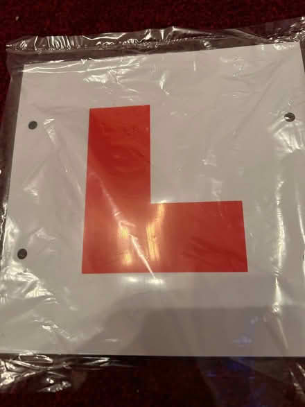 Photo of free L plates (Dallington) #1