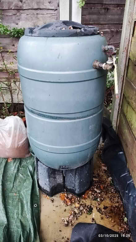 Photo of free Water butt with stand and tap (Great Moor SK7) #1