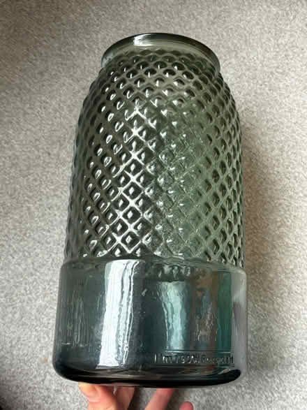 Photo of free Large blue glass vase (Levenshulme M19) #1