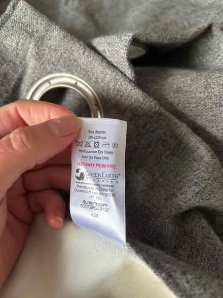 Photo of free Large grey blackout curtains #2 (Levenshulme M19) #2
