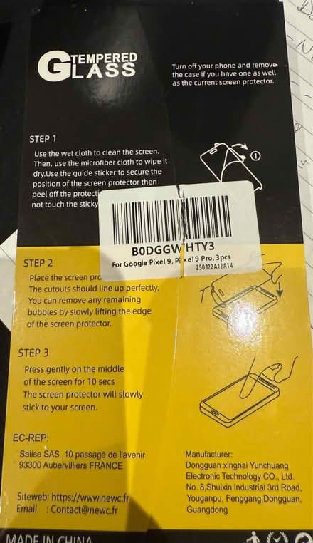 Photo of free phone clear case & screen protector (Welling DA16) #4