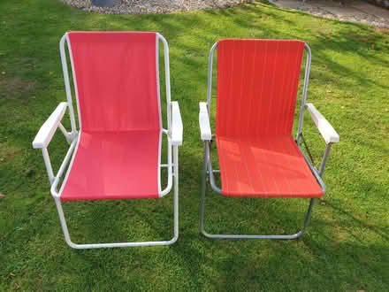 Photo of free Folding canvas chairs (Rectory Farm) #3