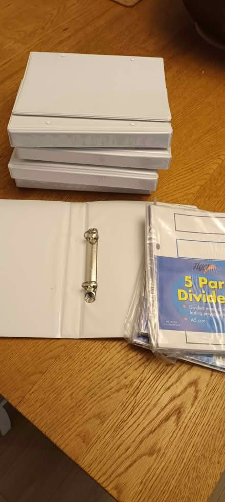 Photo of free A5 binders and dividers (Cogges OX28) #2