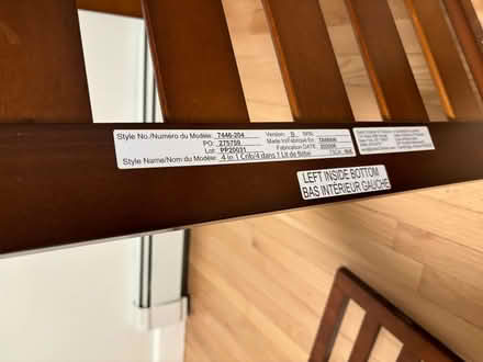 Photo of free Full size crib and toddler bed (Wellesley Toyota) #2