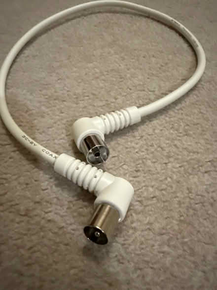 Photo of free TV aerial cable plug to socket (Moss Side PR25) #1
