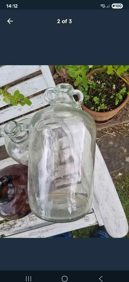 Photo of free Demijohn x3 5 litre (Market Harborough LE16) #2