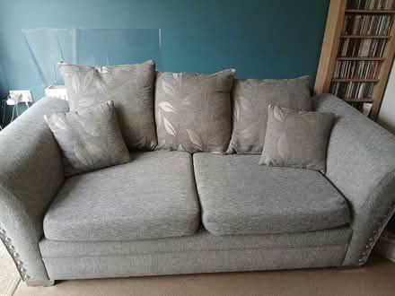 Photo of free 2 Seater Gray sofa (NE23 6HX) #2