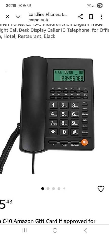 Photo of Computer keyboard and old fashioned house phone (Polegate BN26) #2