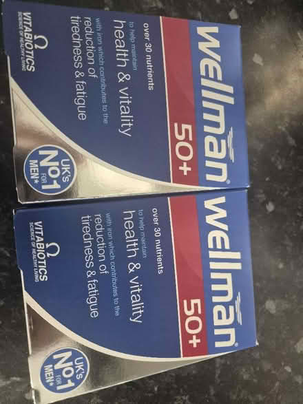 Photo of free 2 boxes of well man full (Woodchurch CH49) #1