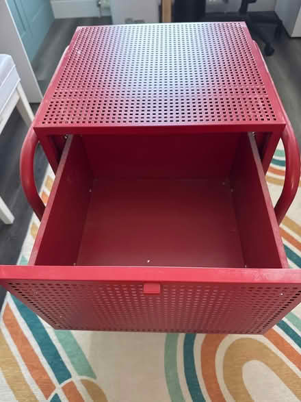 Photo of free Red Metal 2 Drawer Unit (Peasedown St John) #3