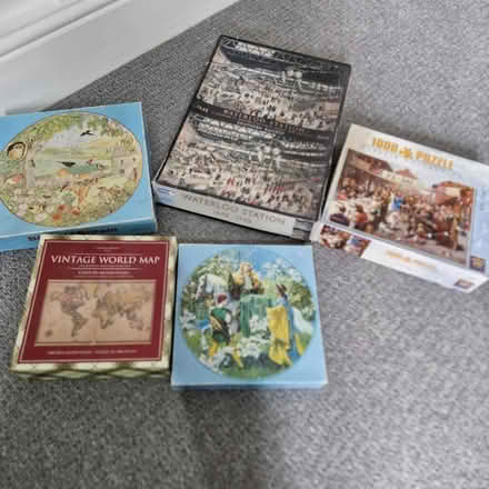 Photo of free 5x Vintage jigsaws (NE12) #1