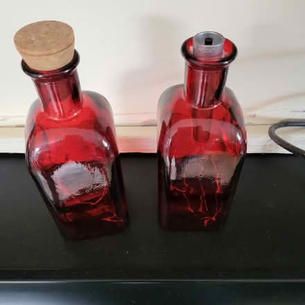 Photo of free 2 small red bottles lights inside (Blackrock) #1