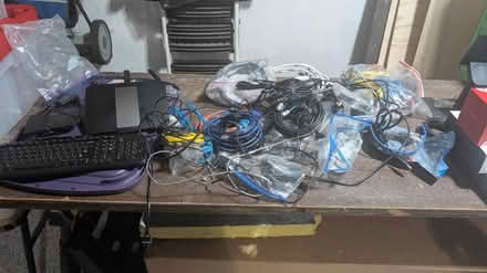Photo of free Electronic cables, WiFi router etc (Near Downtown Downers Grove) #1