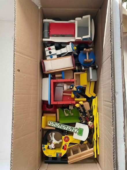 Photo of free Large toy wooden emergency station (Highway SL6) #2