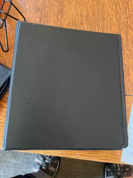 Photo of free 1/2 size binder (Springfield, Delco) #1