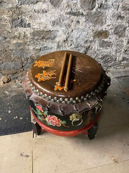 Photo of free Chinese (Japanese Taiko style) Large Festival Drum (Crooklands LA7) #1