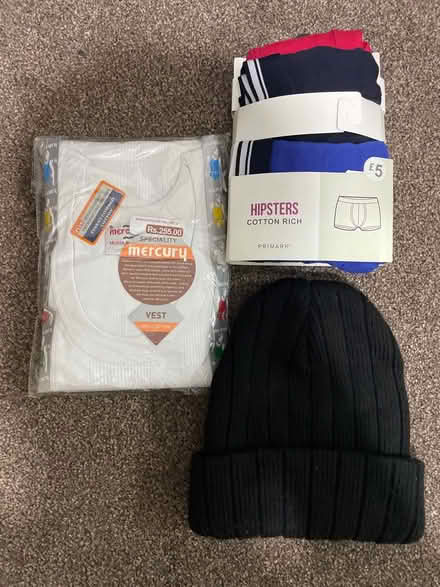 Photo of free Vest + Hispters + Hat (UB7, West Drayton, Hillingdon) #1