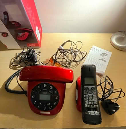 Photo of free Landline phone and cordless phone pair (Talbot Village BH10) #2