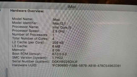 Photo of free 2011 iMac (Cheltenham) #3