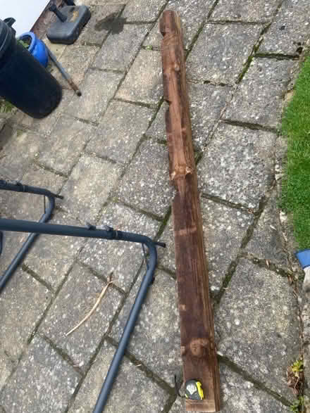 Photo of free Wooden beam 240x12.5x10cm (Amersham Common HP7) #1