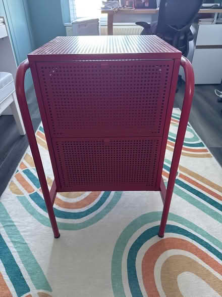Photo of free Red Metal 2 Drawer Unit (Peasedown St John) #1