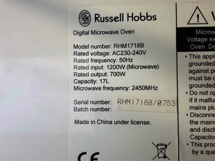 Photo of free 700W Microwave Oven (black) (MK14 Great Linford) #2