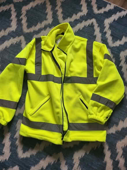 Photo of free Hi-Vis Yellow fleece jacket - XL (Middleton MK10) #1