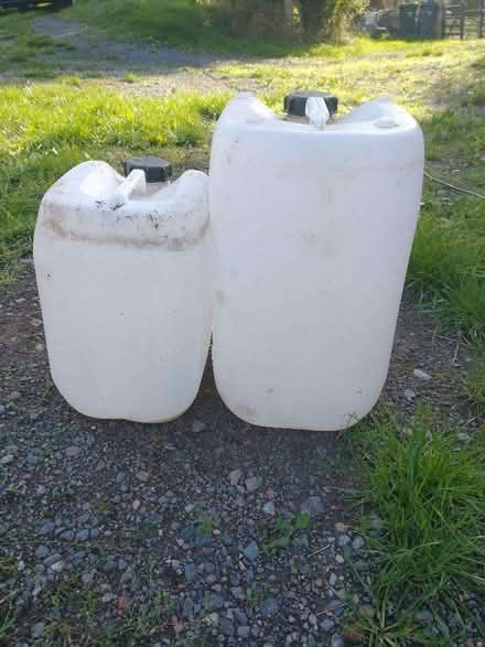 Photo of free Plastic Jerry Cans (Castlemorton Common WR13) #2