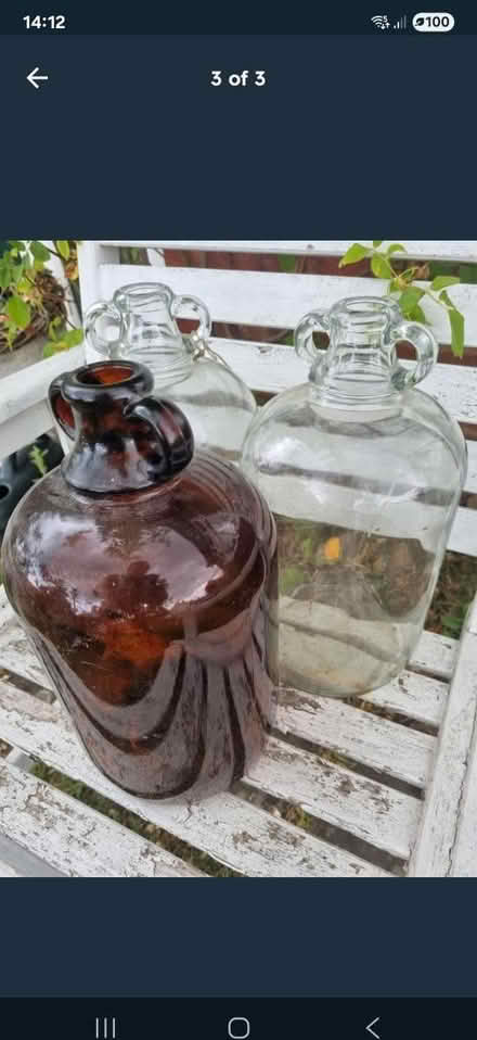 Photo of free Demijohn x3 5 litre (Market Harborough LE16) #3
