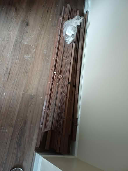 Photo of free 4 x large wooden blinds (B28 - Hall Green) #1