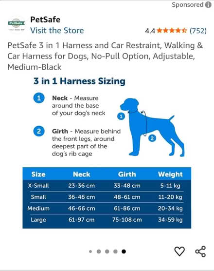 Photo of free Pet Safe 3 in 1 Dog Harness (Stratford) #3