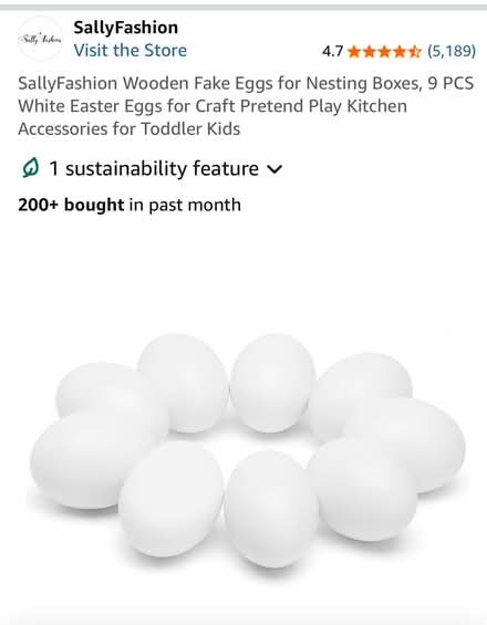 Photo of free Wooden Eggs (Springfield, Delco) #1